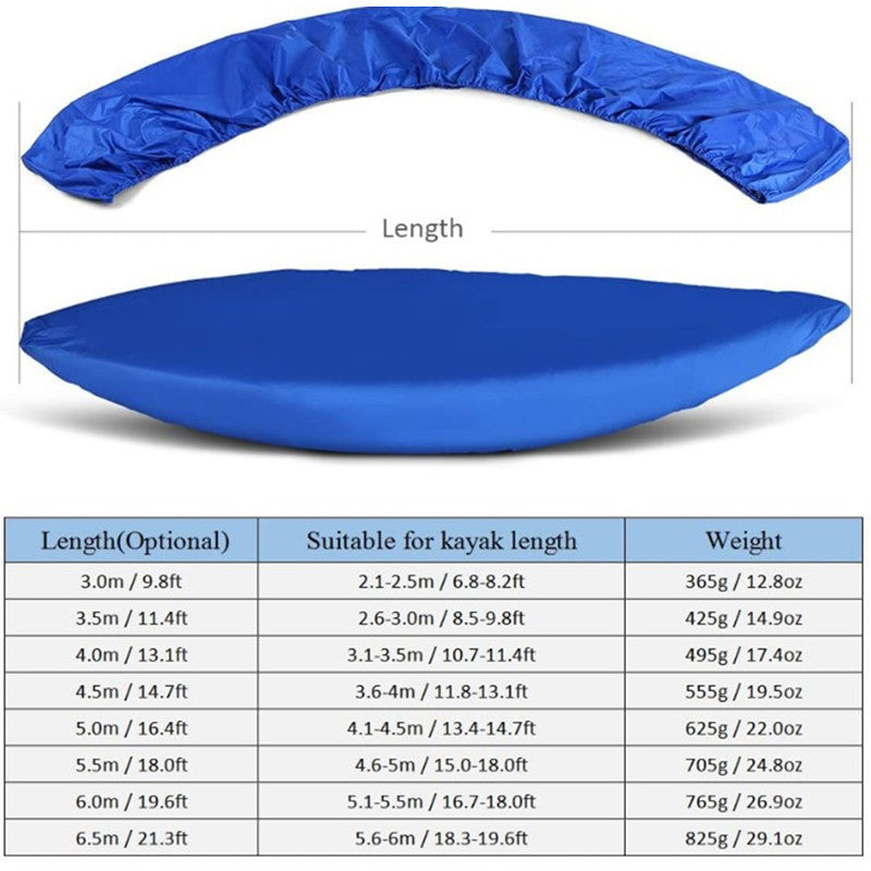 Outdoor Waterproof Sunscreen Dustproof Kayak Cover