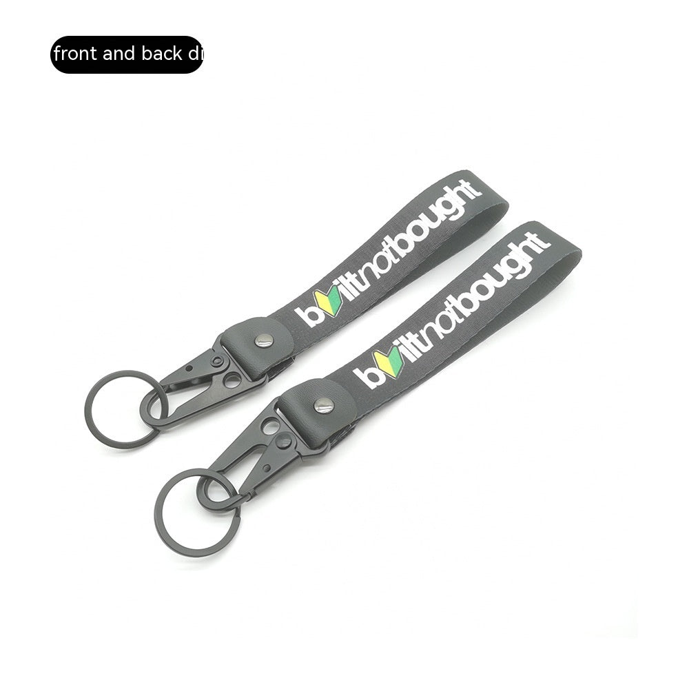 Car JDM Modified Culture Drift Expert Initial D Climbing Button Carabiner Olecranon Keychain Pendant