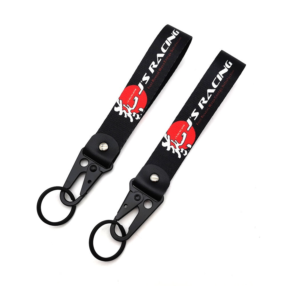 Car JDM Modified Culture Drift Expert Initial D Climbing Button Carabiner Olecranon Keychain Pendant