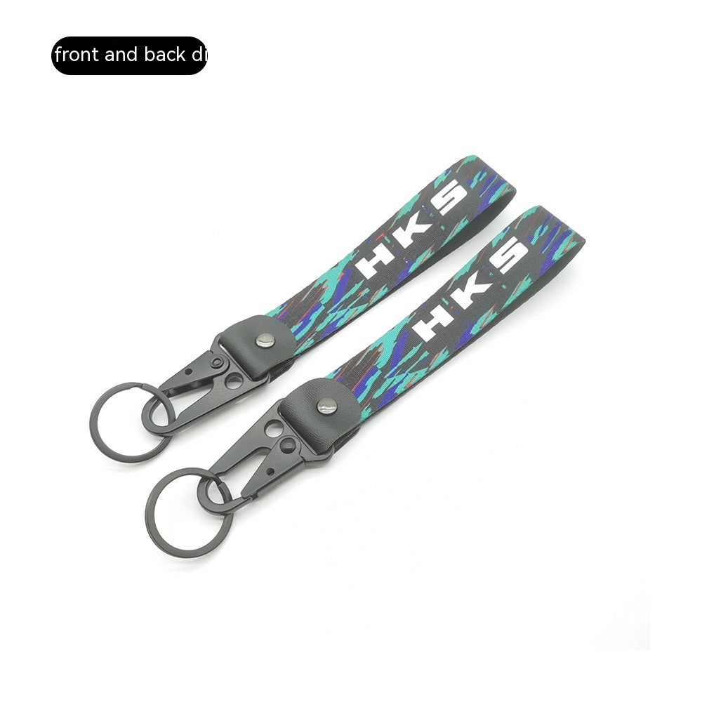 Car JDM Modified Culture Drift Expert Initial D Climbing Button Carabiner Olecranon Keychain Pendant