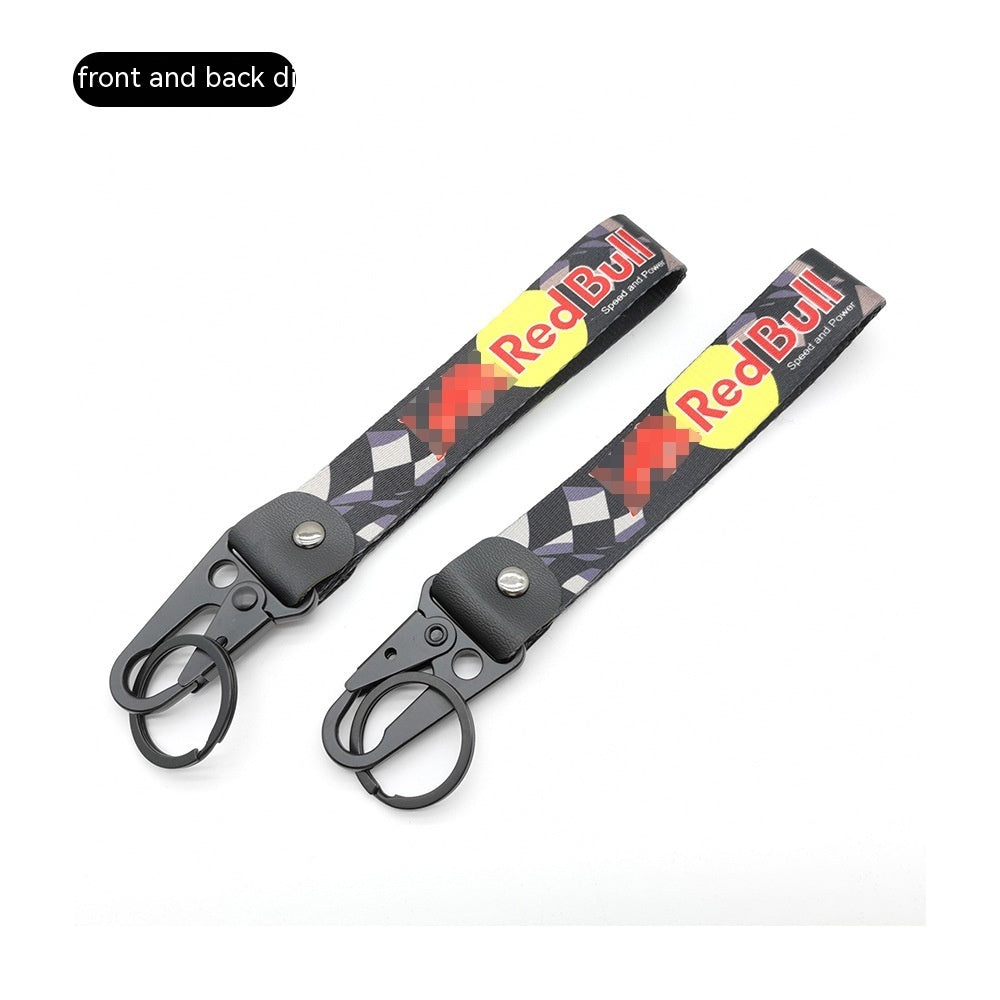 Car JDM Modified Culture Drift Expert Initial D Climbing Button Carabiner Olecranon Keychain Pendant